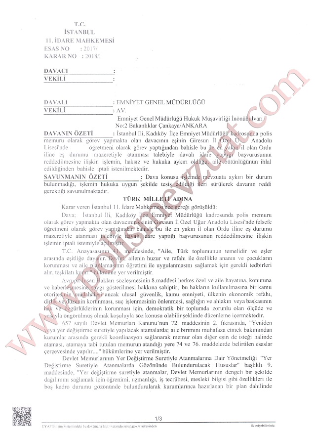 polis es durumu atamasi ogretmen 1