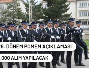 28. Dönem POMEM için 8.000 alım yapılacağı polis akademisi tarafından duyuruldu