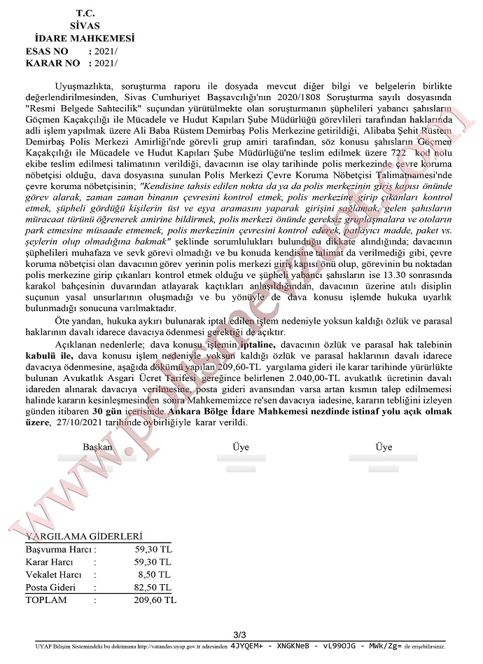 muhafazasi ve sevkiyle yukumlu sahsin kacmasi polise ceza 3