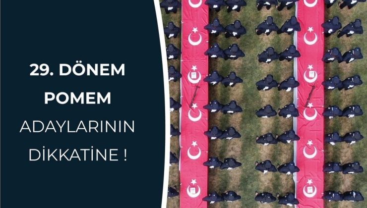 Pomem mülakat sınavı yeri ve tarihi açıklandı.