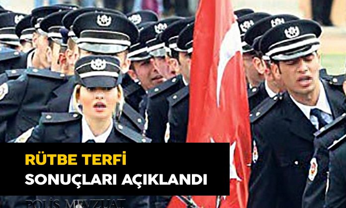 Rütbe terfi sözlü sınav sonuçları açıklandı.