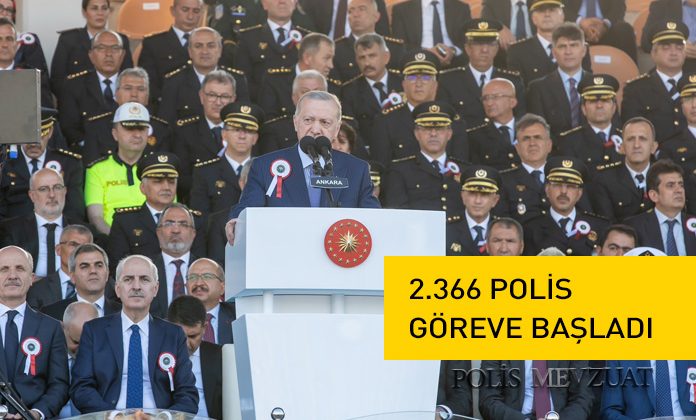 Polis Akademisi Polis Meslek Yüksekokulu mezuniyet töreni yapıldı. Yeni polisler göreve başladı.