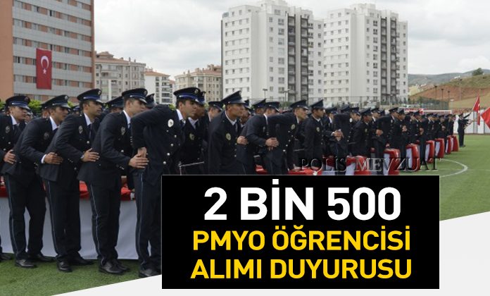 2024 yılı 2 bin 500 pmyo öğrenci alımı yapılacak. Pmyo alımı duyurusu.