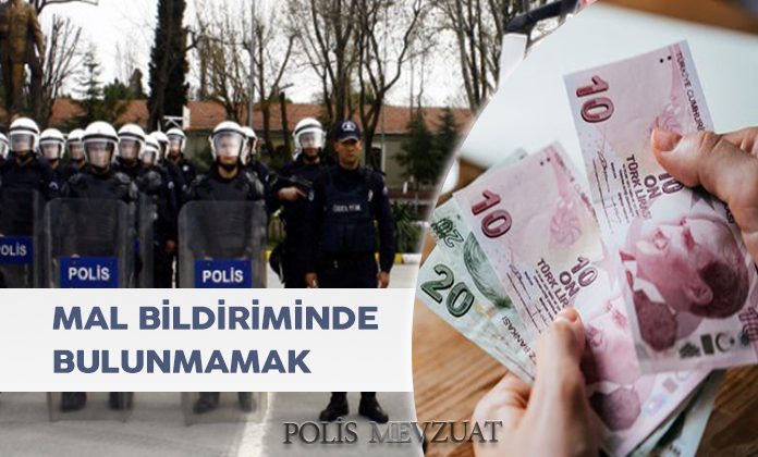 Belirlenen durum ve sürelerde mal bildiriminde bulunmamak veya gerçeğe aykırı bildirimde bulunmak cezasının iptali.