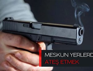 Meskun yerlerde silah atmaktan polis memuruna verilen cezanın iptali.