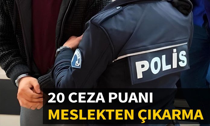 Bir yıl içinde 20 ceza puanı alan polisin meslekten çıkarılması. Mesleğe geri dönüş davası.