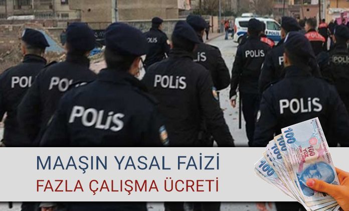 Mesleğe dönen polise maaşının yasal faizi ve fazla çalışma ücretinin iadesi.