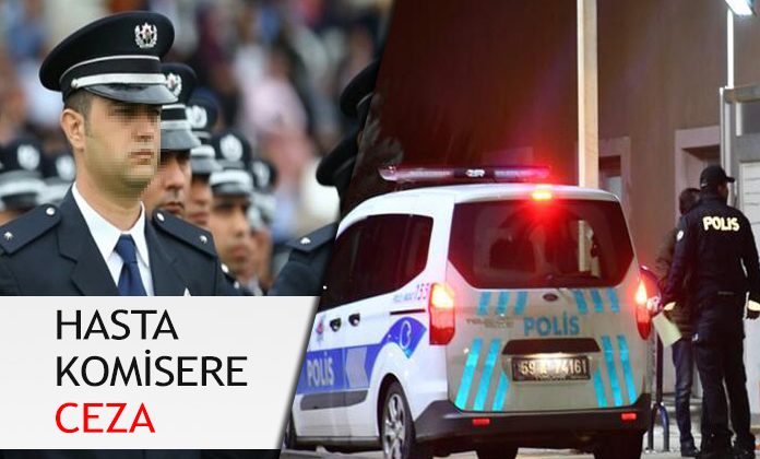 Tevdi edilen görevden imtina etmek cezası. Hasta olan komisere göreve gelmemekten ceza.